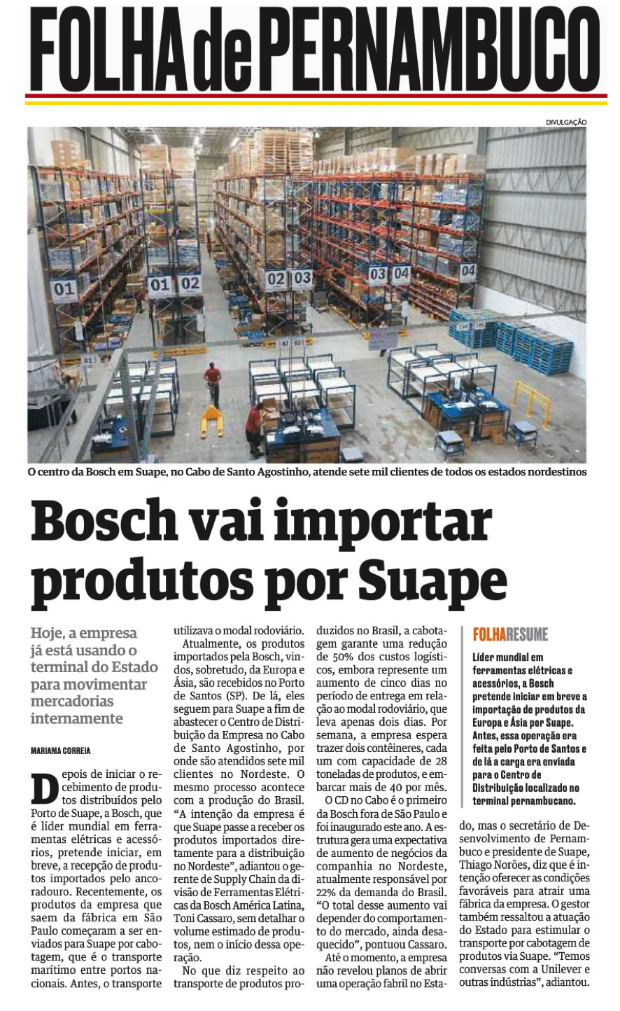 14 08 16 bosch vai importar produtos por suape