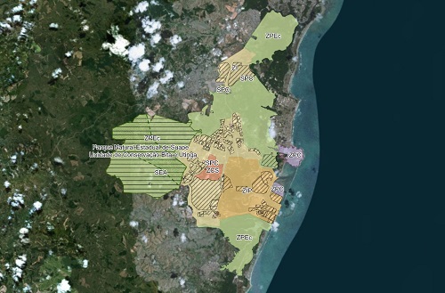 demostração da imagem do visualizador do mapa na web divulgação SuapeGEO