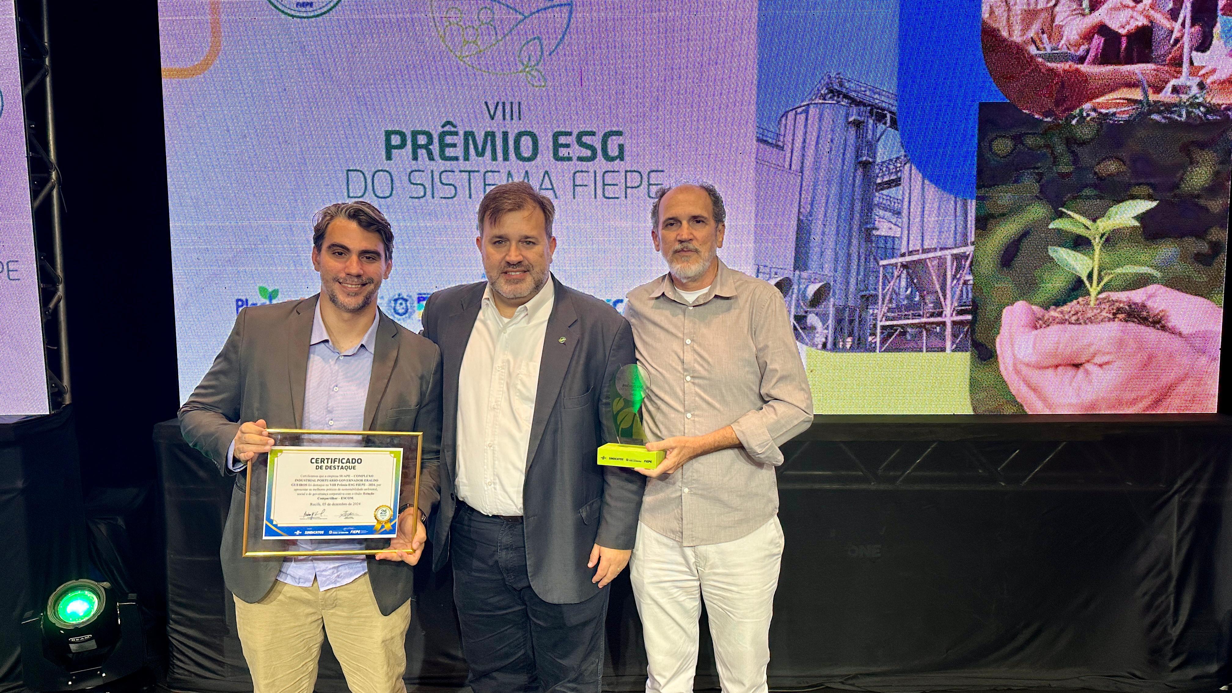 Premiacao Fiepe ESG Divulgacao Suape