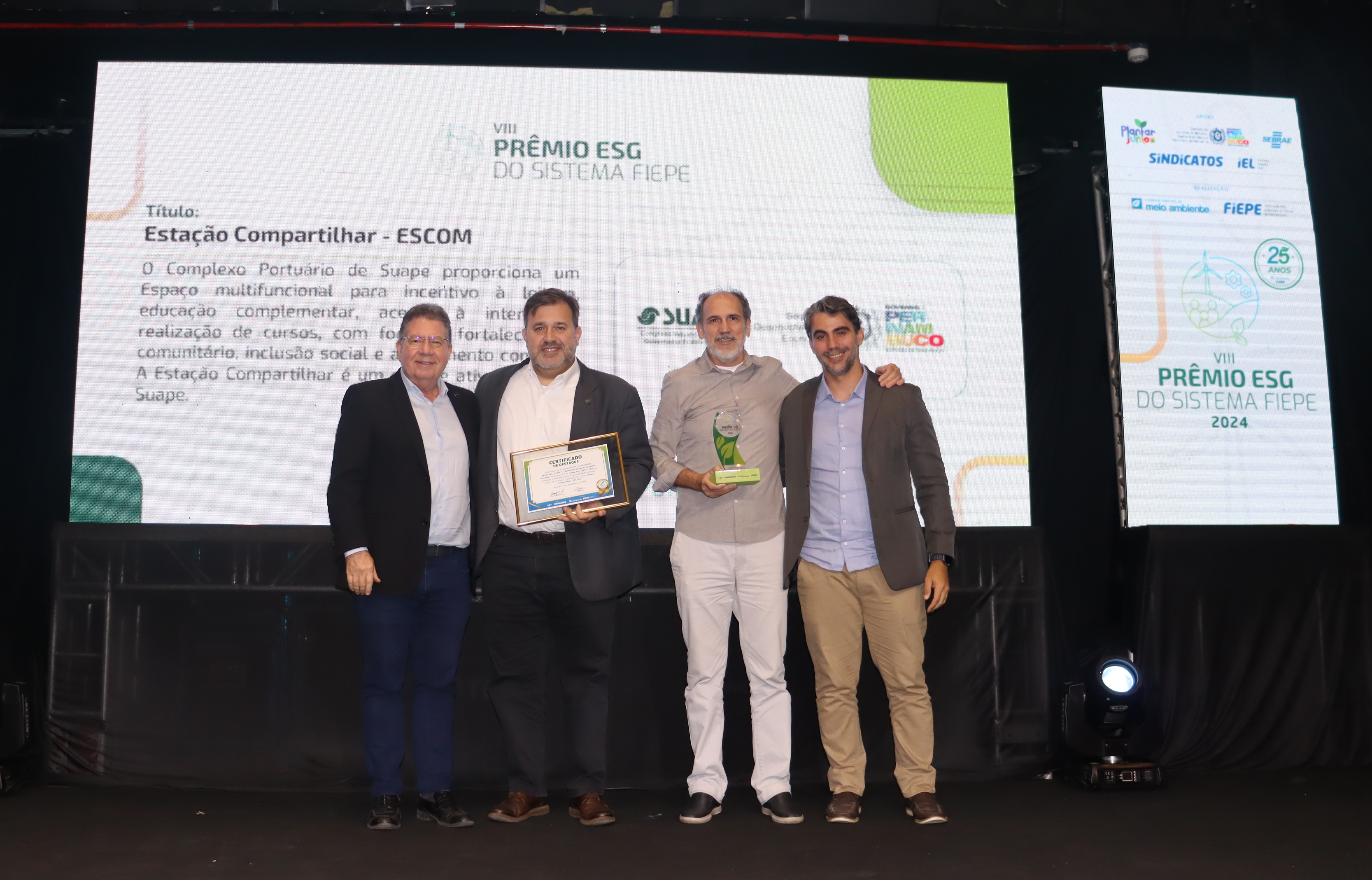 VIII PREMIO FIEPE ESG SUAPE Divulgação Sistema Fiepe