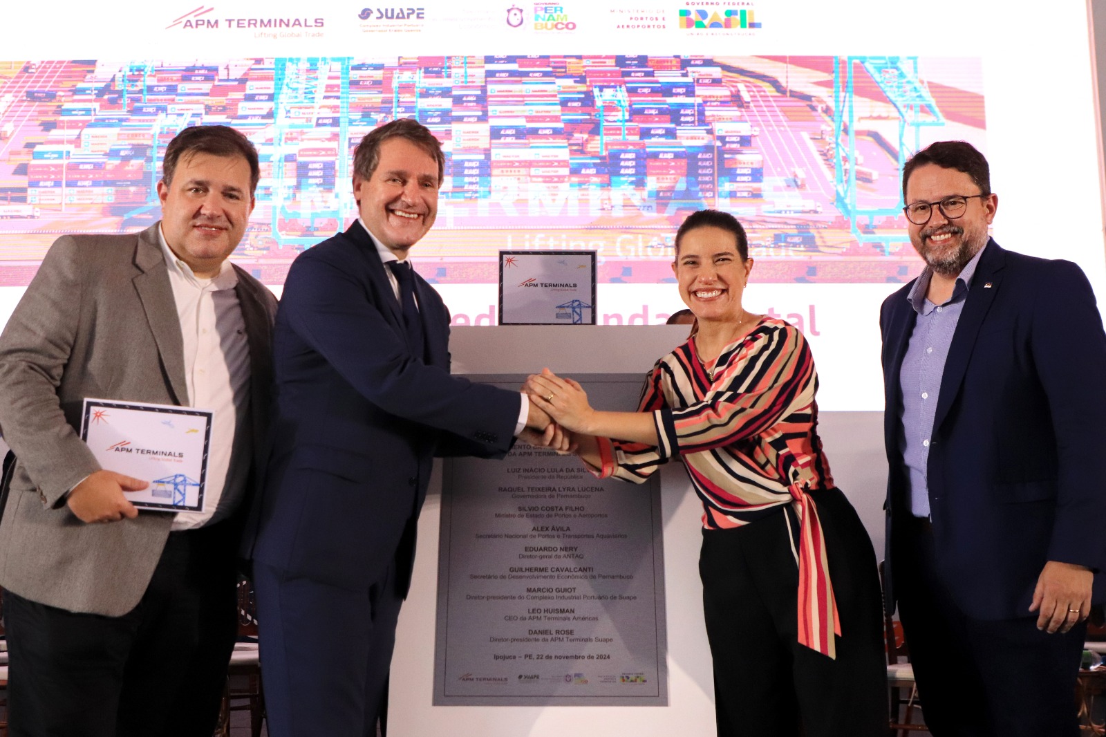 Lancamento Pedra Fundamental APM Terminals Suape 3