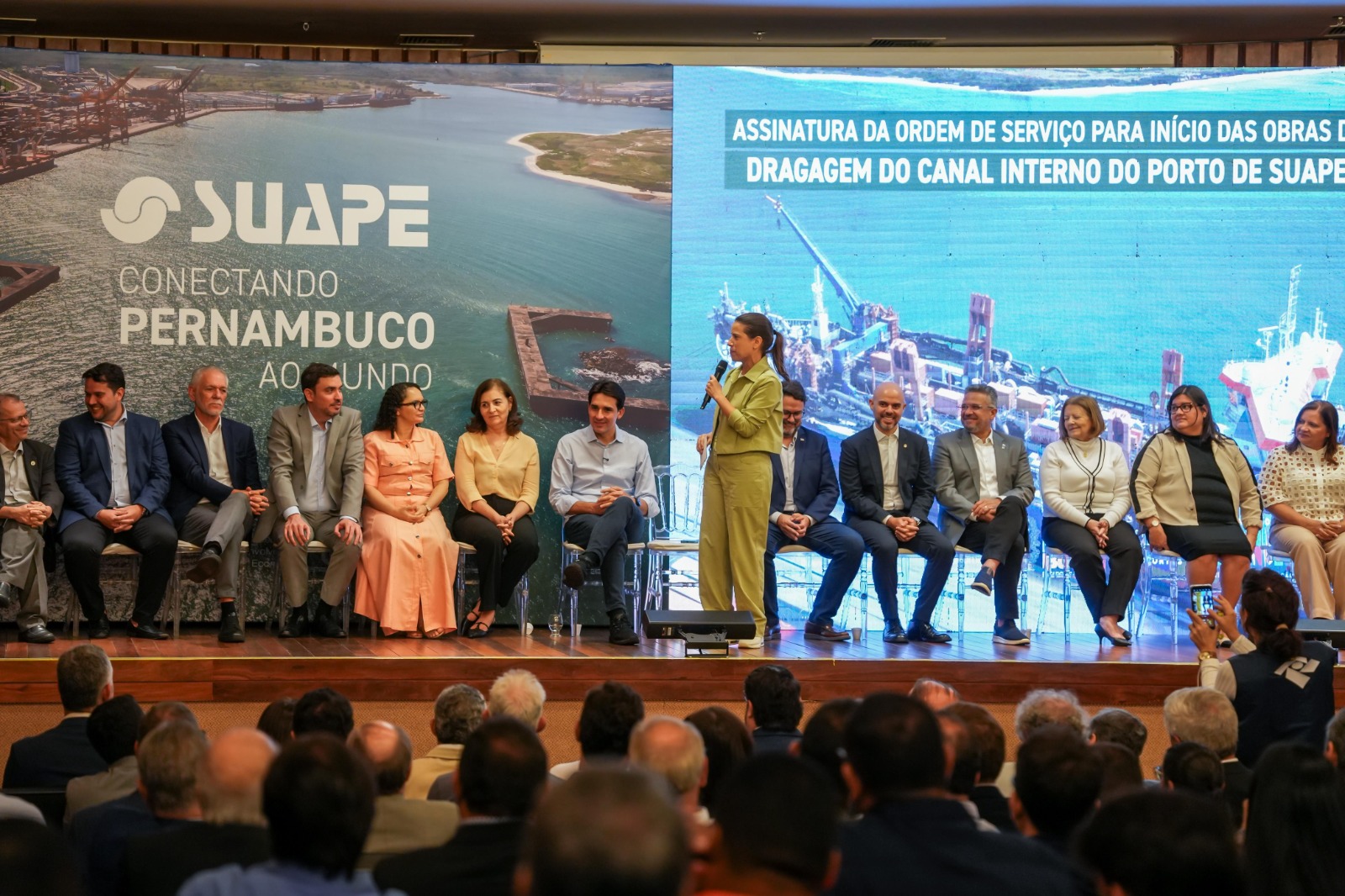 solenidade obra de dragagem