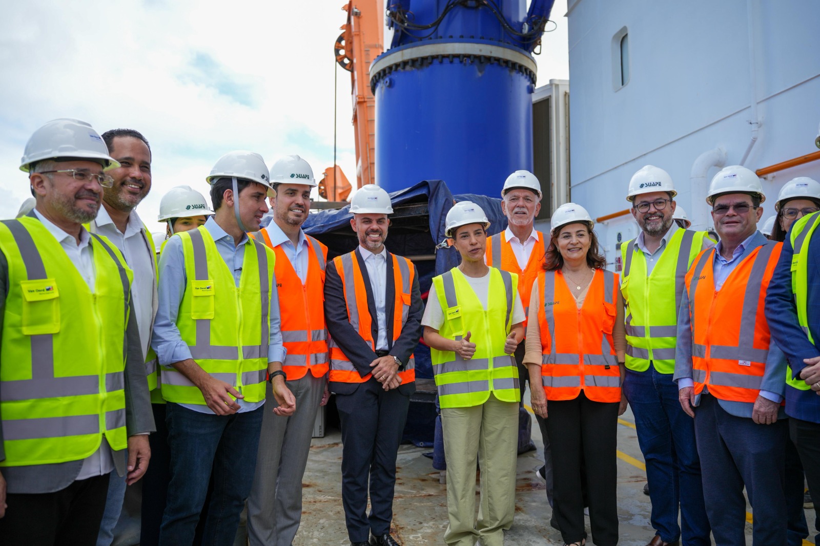 solenidade obra de dragagem1 suape