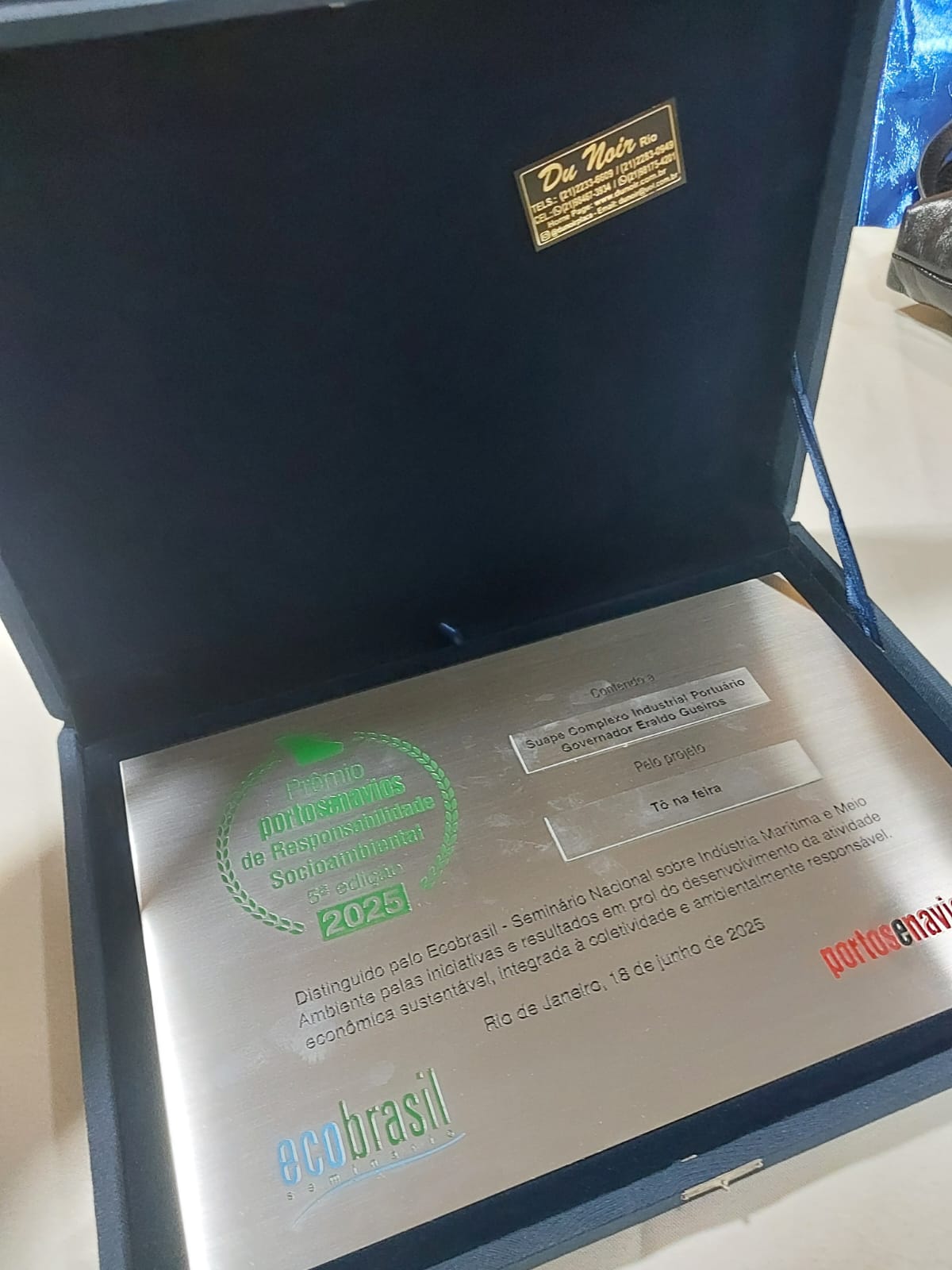 premioPortoseNaviosdeResponsabilidadeSocial conquistado porSuape